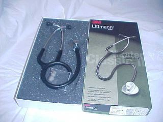 Stethoscope 3m Littmann Master Classic Ii 2144l Black 27 "