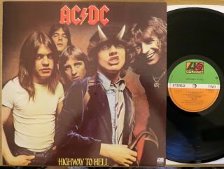 Ac/dc - Highway To Hell (uk,  1979,  Atlantic Lp,  Near)