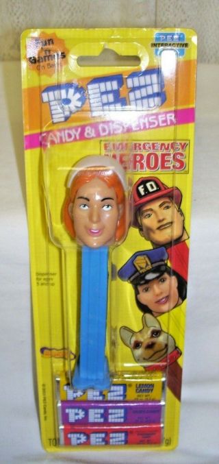 2003 Pez Candy And Dispenser Emergency Heroes Nurse