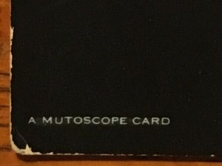 1940 ' s Mutoscope 