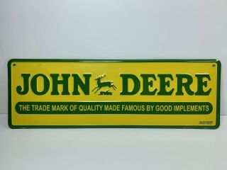 John Deere Tim Advertising Sign