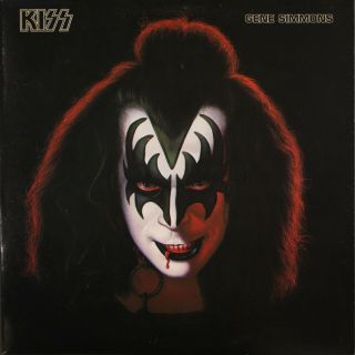 Kiss Gene Simmons Lp Gold Stamp Promo Casablanca Nblp 7120 No Poster