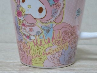 2015 Sanrio Puroland Limited My Melody 40th Anniversary Design Ceramic Mug Cup 3