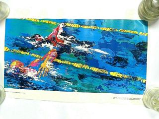 Vintage 1976 Burger King Poster - Olympics American Bicentennial By Leroy Neiman