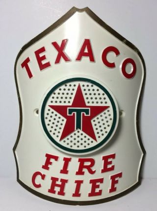 1960s Vintage Texaco Fire Chief Helmet Replacement Front Shield,  Toy