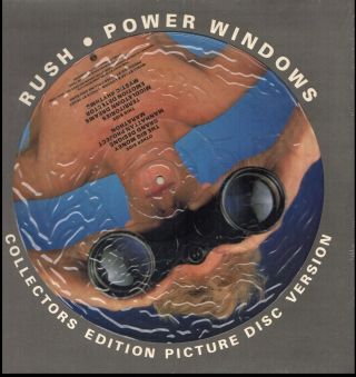 Rush Power Windows Import Rare Vinyl Record Picture Disc Still