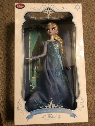 Disney Limited Edition Elsa Snow Queen Frozen Doll 17” 1 Of 2500