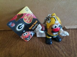 Mr Potato Head Green Bay Packers Key Chain With Tag Please Read Sports Spud