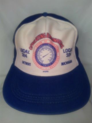 International Union Of Operating Engineers Local 324 Snapback Hat Made In Usa