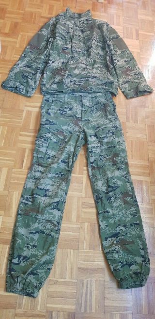 Croatia Military Uniform Shirt Authentic Cro Army Digital Camouflage