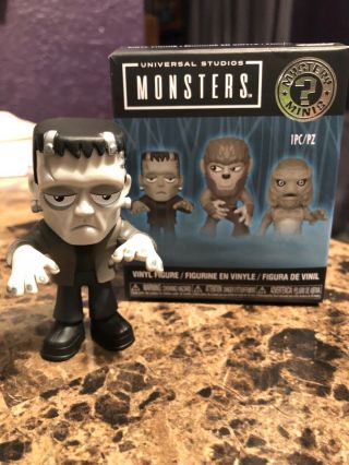 Funko Mystery Minis Universal Studios Monsters Frankenstein 1/6 B&w Walgreens