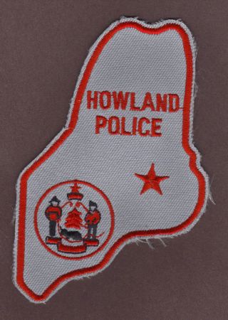 Howland Maine Reserve Police Department Cut Edge Uniform Patch
