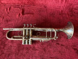 Vintage 1967 Vincent Bach Stradivarius Ml - 91051 Trumpet Model 37 (parts Only)