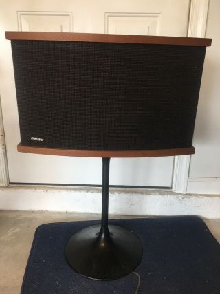 Vintage Bose 901 Series Speakers With Active Equalizer And Tulip Stands