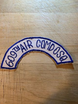 1950s/1960s? Us Army/air Force? Patch - 609th Air Comdo Squad - Beauty