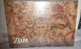 Legend Of Zelda (breath Of The Wild) Hyrule World Map Jigsaw Puzzle 750 Pc