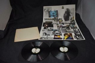 The Beatles White Album No 0515969 Double Lp With Poster