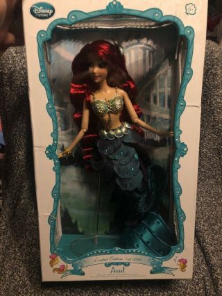 Disney Store The Little Mermaid Ariel 17 " Limited Edition 6000 Doll Box Damage