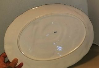Vintage Hand Painted Turkey Platter Thanksgiving Made in Japan Fall 2