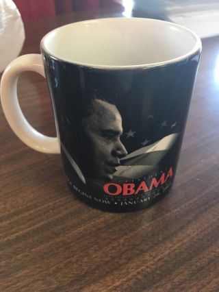 Barack Obama Inauguration 2009 Presidential Coffee Cup Mug B79