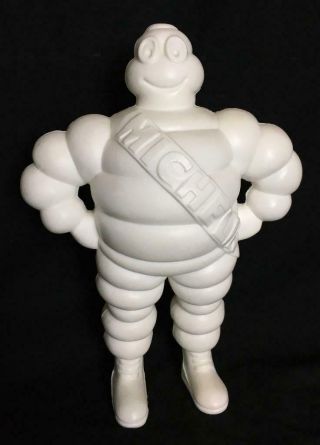 Vintage 12 Inch Tall Blow Mold Michelin Man Advertising Figure