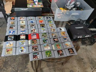 Vintage Nintendo 64 Console with controllers and 43 games very good conditions 3