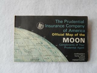 The Prudential Insurance Co Of America Official Map Of The Moon