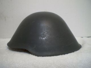 East German Ddr M56 Helmet With Liner,  Stamped Ii 3 72