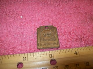 Vintage Key Chain Fob Westinghouse Frigidaire Numbered 111635 Drop In Mail Box