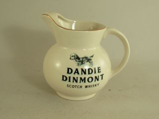 Vintage Wade Pottery Dandie Dinmont Scotch Whisky Pitcher 5 1/2 " Tall
