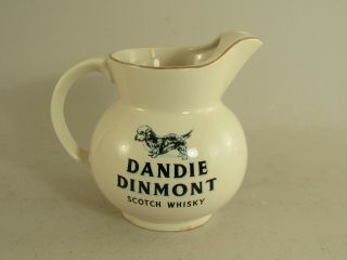 Vintage Wade Pottery Dandie Dinmont Scotch whisky Pitcher 5 1/2 