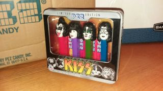 Kiss Limited Edition Pez Tin Set