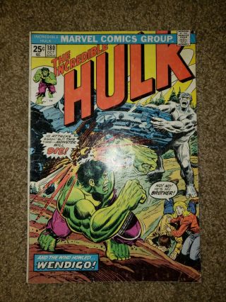 The Incredible Hulk 180 Cgc 5.  0 (marvel) 1st Appearance Of Wolverine In Cameo