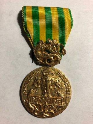 French Indochina Medal Dien Bien Phu Military Army