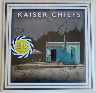 Kaiser Chiefs Duck Hand Signed Tri Coloured Leeds Edition Vinyl -