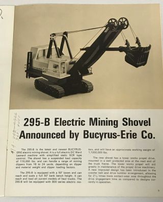 “The Surface Miner” Bucyrus Erie Co.  Vol.  1,  No.  1,  1972 - - FIRST EVER ISSUE 3