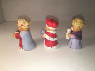 Lucy & Me Bears 8 Piece Nativity Set: Mary,  Joseph,  Shepherd,  Sheep,  Wise Men 3