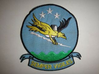 Usaf 965th Aew&c Airborne Early Warning & Control Squadron Semper Vigiles Patch