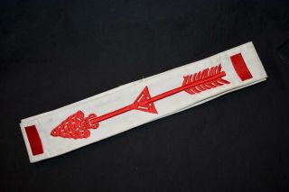 Bsa Boy Scouts Oa ⚜vigil Honor Order Of The Arrow Embroidered Sash 64 " Long