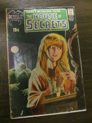 Dc Comics House Of Secrets 92 1st Appearance Of Swamp Thing