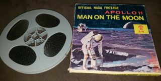 Official Nasa Footage - Apollo 11 Man On The Moon 8mm 8 Columbia Film B/w