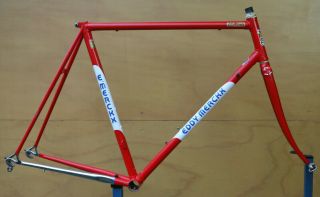 Vintage Eddy Merckx Strada Columbus Steel Frame Frameset 56cm
