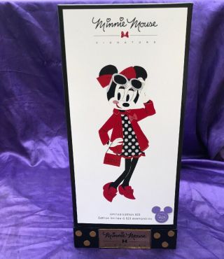 D23 Expo 2017 Disney Store Exclusive Minnie Mouse Signature Doll Polka Dots 523