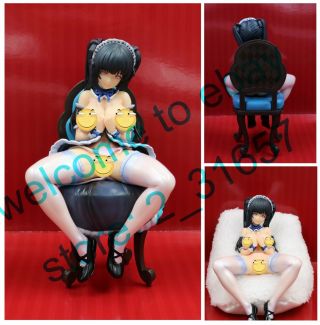 Normal Ver Native Peach Maid Ami Sexy Naked Girl On Chair 1/8 Pvc Figure No Box