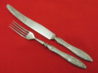 Russian Soviet Military Fork & Knife Set.  Period Of 1953s.