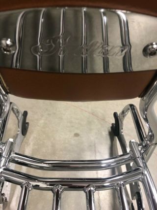 Indian Motorcycle Chief Vintage pass backrest rack chrome 2