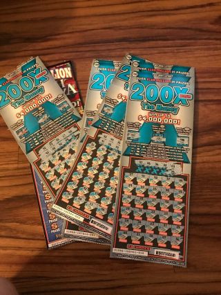 200 X 30$ 6000$ Nj Lottery Scratch Off Tickets Non - Winning 2019 Tickets