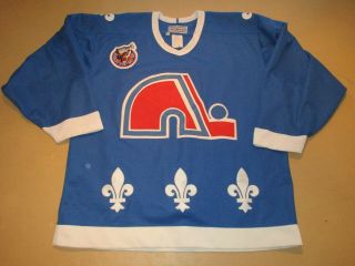Vintage Authentic Quebec Nordiques Ccm 1993 Stanley Cup Center Ice Jersey 48