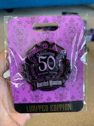 Disneyland Haunted Mansion 50th Anniversary Event Pin Le 999,  Tote And M Shirt