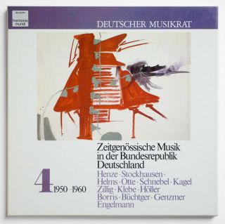 Nm Stockhausen Kagel Henze Deutscher Musikrat Vol.  4 Avant Garde Vinyl 3 Lp Box